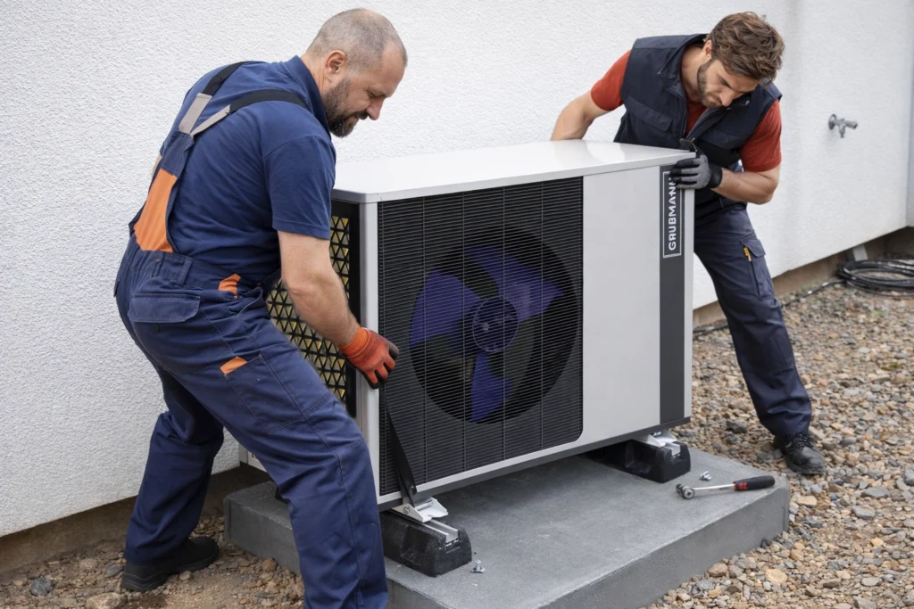 Montáž tepelného čerpadla